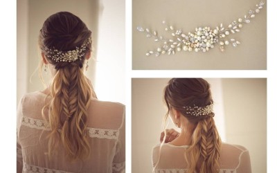 Tocado Lucia Irregular: Versatilidad y Elegancia para Novias y Eventos | Trihada
