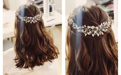 Corona de Ramitas Alegra - Tiara de Novia Artesanal | Trihada Argentina