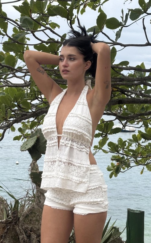 TOP ENCAJE FLOR - Art.1017
